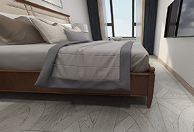 白金色橡木博得魯方形拼花,進口地板,環保地板